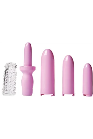 CalExotics Dr. Laura Berman Dilator Set, 4 Locking Sizes Plus Sleeve