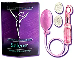 Dr. Laura Berman Intimate Basics Selene Vibrating Clitoral Pump – Adult Female Enhancement Vibrator Toy - Pink