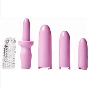 CalExotics Dr. Laura Berman Dilator Set, 4 Locking Sizes Plus Sleeve