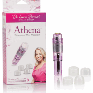 Dr. Laura Berman Intimate Basics Athena - Waterproof Mini Massager - Adult Toys Vibrator - Pocket Massager - Purple