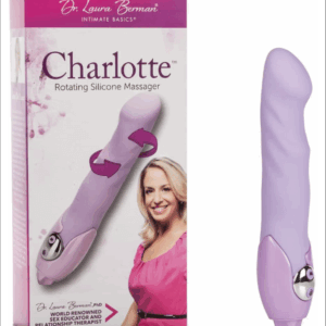 Dr. Laura Berman Intimate Basics Charlotte - Waterproof Silicone Vibrator - Adult Toys for Couples - Purple