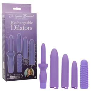 Rechargeable Dilators™ Set of 4 Locking Sizes Plus Sleeve Dr. Laura Berman®